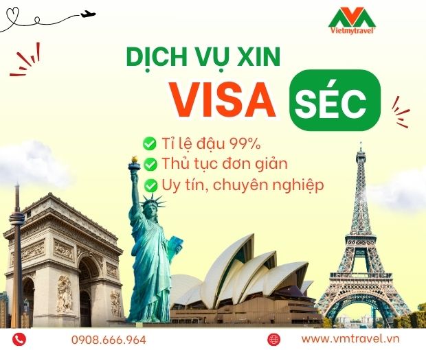 Thủ Tục Xin Visa Du Lịch Cộng Hoà SÉC