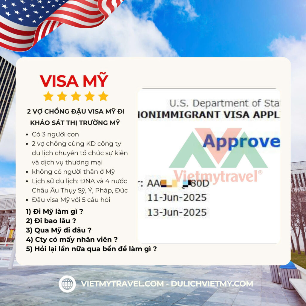 Trường Hợp Đã Có Visa Châu Âu: Cơ Hội Đậu Visa Mỹ Cao Không ?