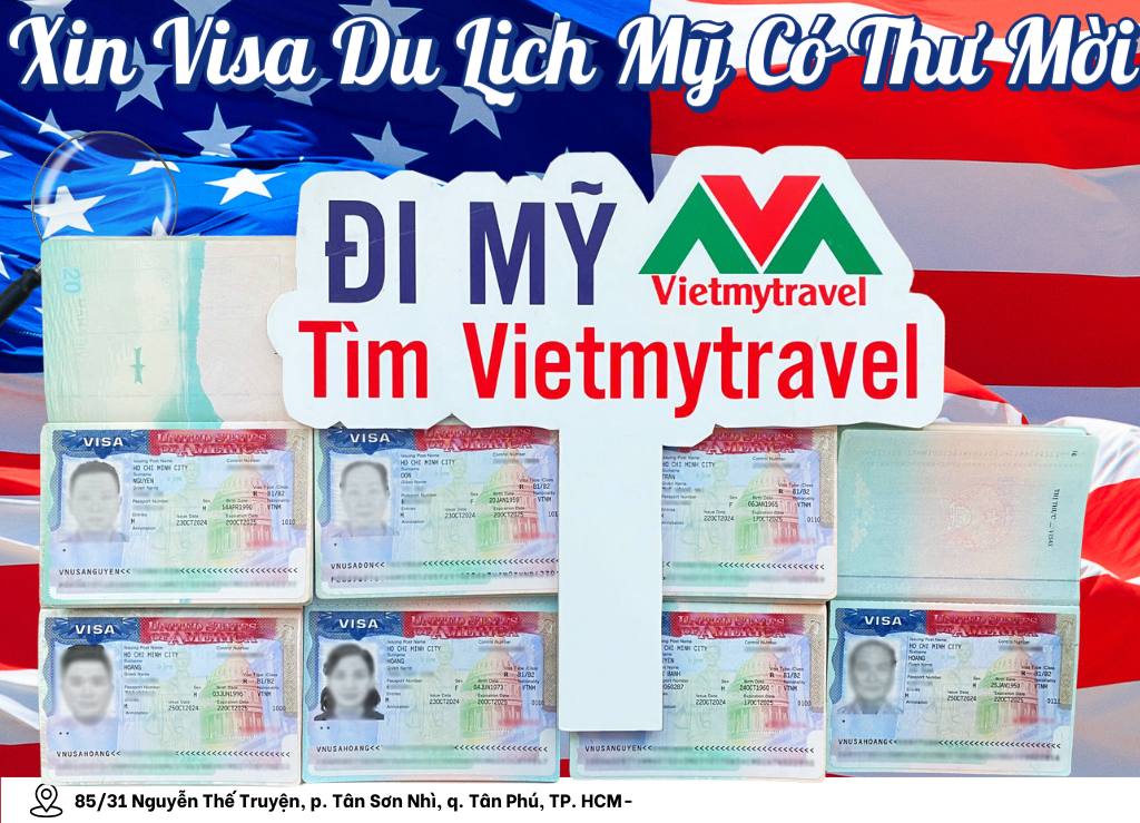 Xin Visa Du Lịch Mỹ Có Thư Mời