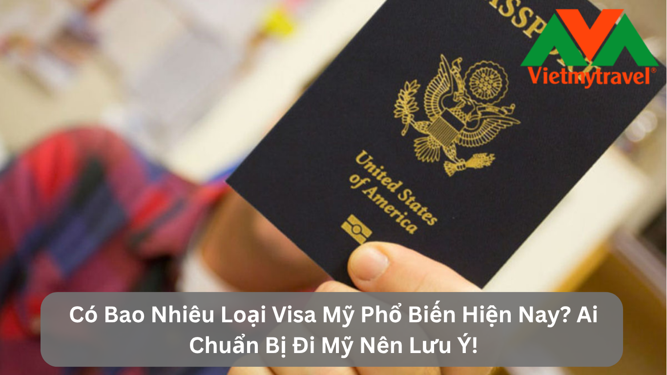 Có Bao Nhiêu Loại Visa Mỹ Phổ Biến Hiện Nay? Ai Chuẩn Bị Đi Mỹ Nên Lưu Ý!