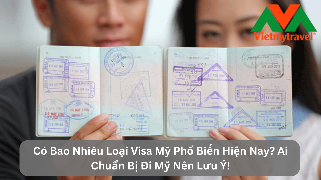 Có Bao Nhiêu Loại Visa Mỹ Phổ Biến Hiện Nay? Ai Chuẩn Bị Đi Mỹ Nên Lưu Ý!