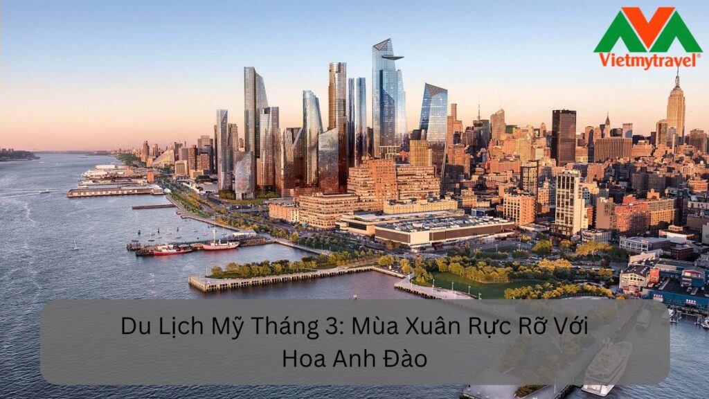 Du Lịch Mỹ Tháng 3 Mùa Xuân Rực Rỡ Với Hoa Anh Đào