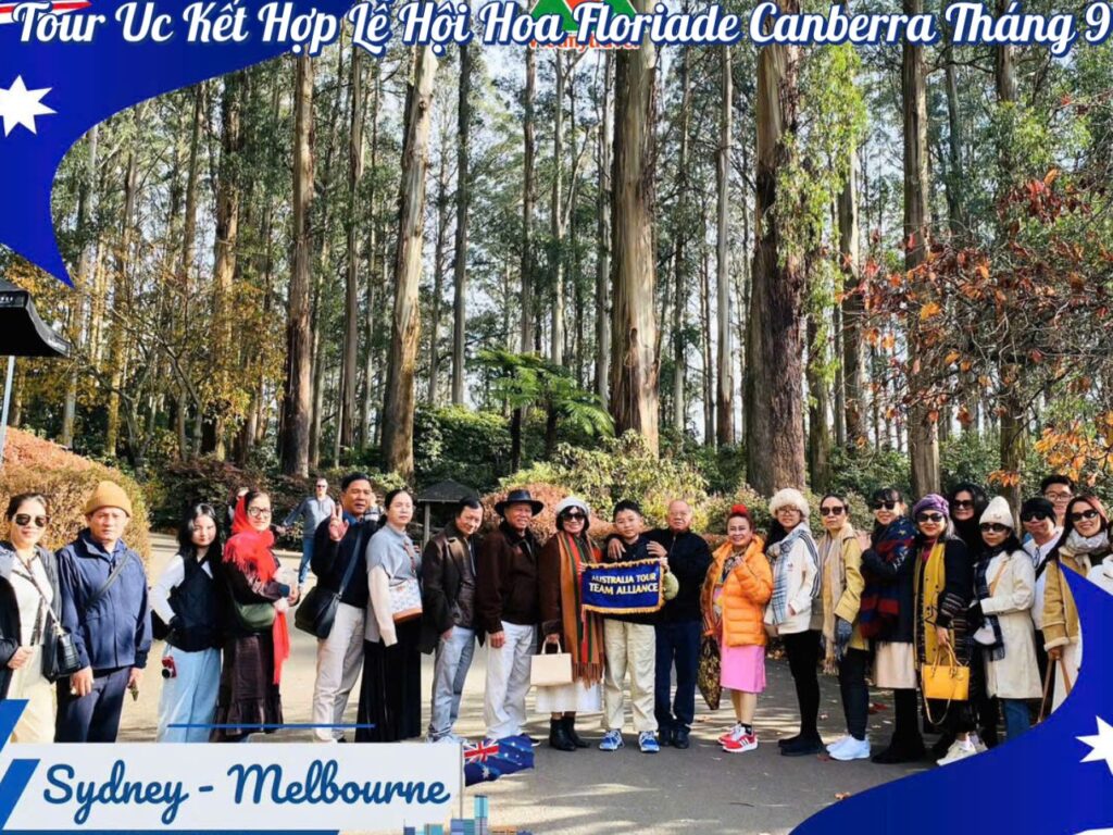 Tour Úc Kết Hợp Lễ Hội Hoa Floriade Canberra Tháng 9